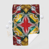 ロサンゼルス色入りゴルフタオル ゴルフタオル (インサイチュ)