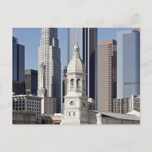 ロサンゼルス超高層ビル建物 ポストカード (正面)