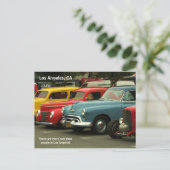 ロサンゼルス車はがき！ ポストカード (スタンド正面)