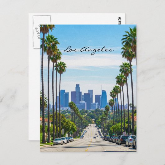 ロサンゼルス通りはがき ポストカード (正面/裏面)