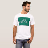 ロサンゼルス道路標識 Tシャツ (正面フル)