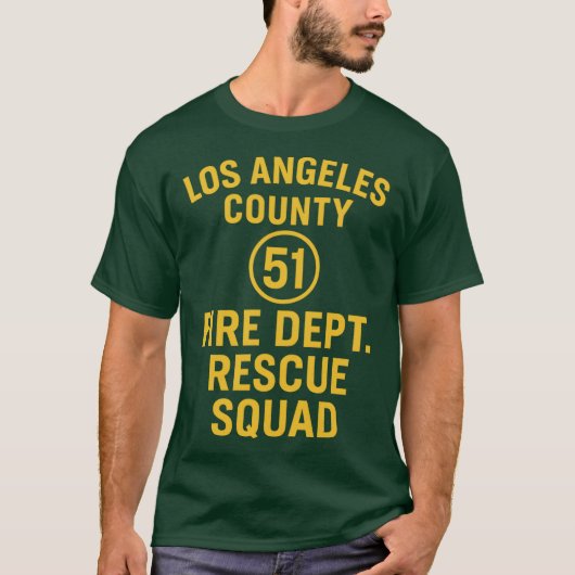 ロサンゼルス郡消防局 51 Tシャツ (正面)
