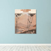 ロサンゼルス郡(カリフォルニア) キャンバスプリント (インサイチュ (ウッドフロア))