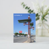 ロサンゼルス韓国はがき! ポストカード (スタンド正面)