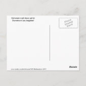 ロサンゼルス高速道路での生活 ポストカード (裏面)