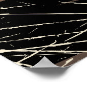 ロサンゼルス1980sレトロ旅行プリント ポスター (角)