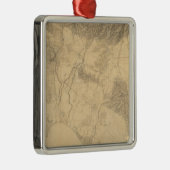 ロサンゼルス·アンド·サン·ベルナルディノ·トポグラフィー メタルオーナメント (右)