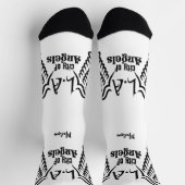 ロサンゼルス・ウィングス名前をカスタムする ソックス (上部)