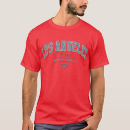 ロサンゼルス ウエストコースト ビンテージ ユニバーシティ メンズTシャツ Tシャツ