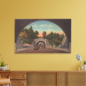 ロサンゼルス、エリシアンパークのキャットンネルビュー キャンバスプリント (インサイチュ (リビング))