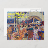 ロサンゼルス・カリフォルニア州住所の変更 案内ポストカード (正面/裏面)