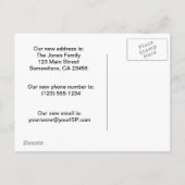 ロサンゼルス・カリフォルニア州住所の変更 案内ポストカード (裏面)