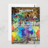 ロサンゼルス，カリフォルニア州通りアート – はがき (正面/裏面)