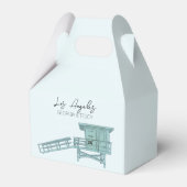 ロサンゼルス、カリフォルニア結婚州の歓迎バッグ フェイバーボックス (裏面サイド)