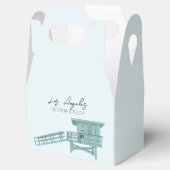 ロサンゼルス、カリフォルニア結婚州の歓迎バッグ フェイバーボックス (オープン)