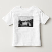 ロサンゼルス、カリフォルニア西湖パークシティの眺め トドラーTシャツ (正面)