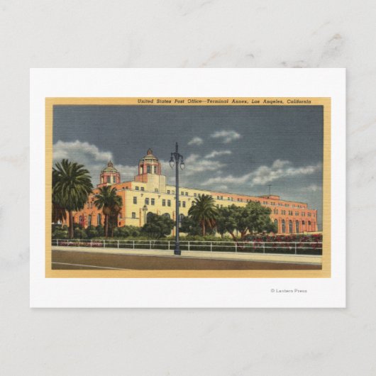 ロサンゼルス、カリフォルニア郵便局 – ターミナル ポストカード (正面)