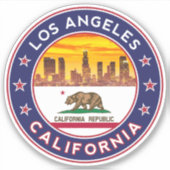 ロサンゼルス・カリフォルニア シール (正面)