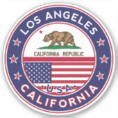 ロサンゼルス、カリフォルニア シール (正面)