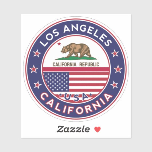ロサンゼルス、カリフォルニア シール (シート)