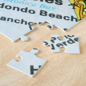 ロサンゼルス、カリフォルニア ジグソーパズル (側面)