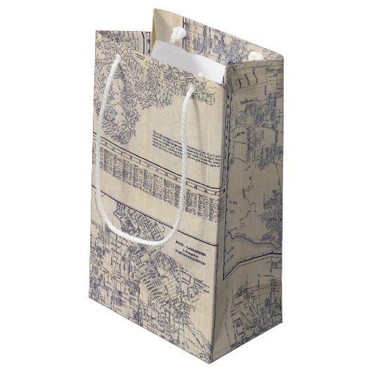 ロサンゼルス、カリフォルニア スモールペーパーバッグ (裏面アングル)