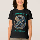 ロサンゼルス カリフォルニア トライブレンドTシャツ (正面)