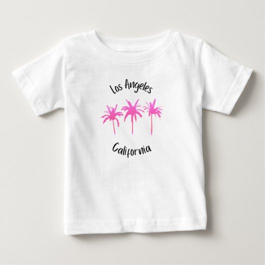 ロサンゼルス・カリフォルニア ベビーTシャツ (正面)