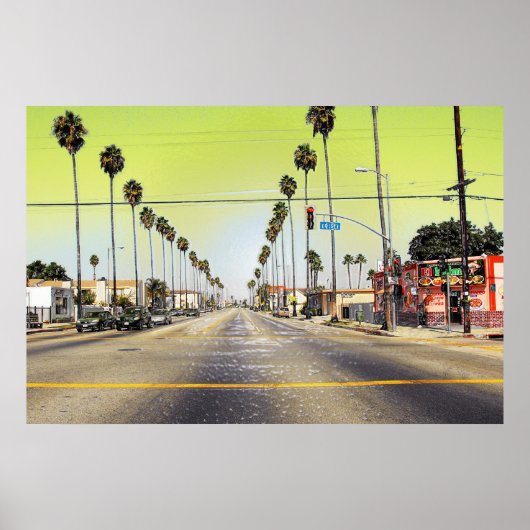 ロサンゼルス・カリフォルニア ポスター (正面)