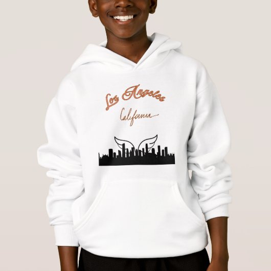 ロサンゼルス カリフォルニア 少年Tシャツ (正面)