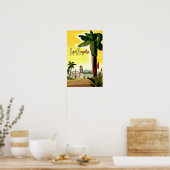 ロサンゼルス、カリフォルニア、旅行ポスター。 ポスター (キッチン)