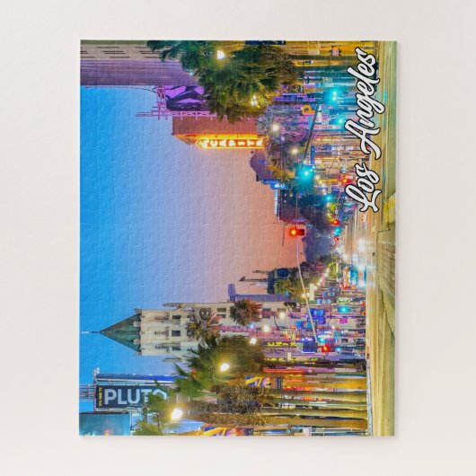 ロサンゼルス、カリフォルニア、統一された州 ジグソーパズル (縦)