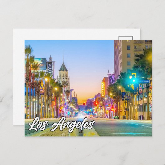 ロサンゼルス、カリフォルニア、統一された州 ポストカード (正面/裏面)
