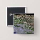 ロサンゼルス、カリフォルニア 缶バッジ (正面&裏面)