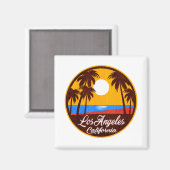 ロサンゼルス,カリフォルニア,記念品 マグネット (正面/裏面)