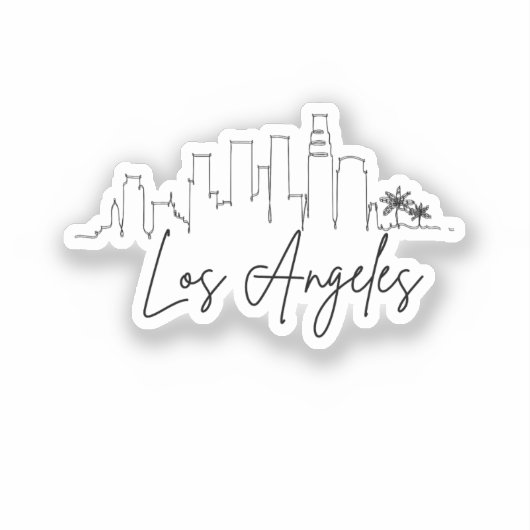 ロサンゼルス、カリフォルニア |都市型スカイライン シール (正面)