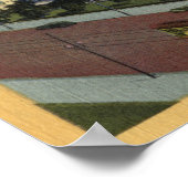 ロサンゼルス，カリフォルニアAシティホールの景色 ポスター (角)