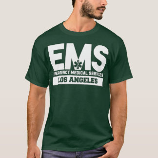 ロサンゼルス・カリフォルニアEMS救急医療隊員EMTユニフォーム Tシャツ