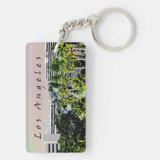 ロサンゼルス キーホルダー (裏面)