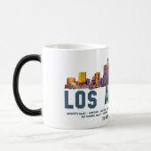 ロサンゼルス・スカイライン。領域名と座標 モーフィングマグカップ (左)