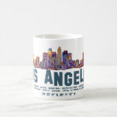 ロサンゼルス・スカイライン。領域名と座標 モーフィングマグカップ (中央)