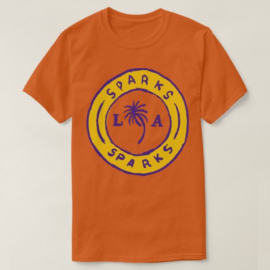 ロサンゼルス・スパアーク Tシャツ (デザイン正面)