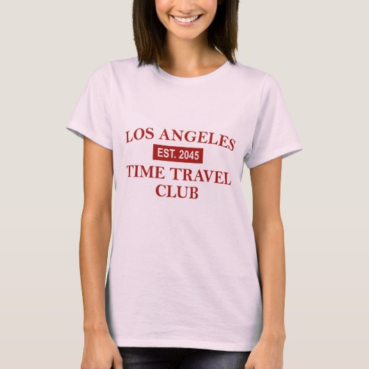 ロサンゼルス タイムトラベルクラブ 女性用Tシャツ Tシャツ (正面)