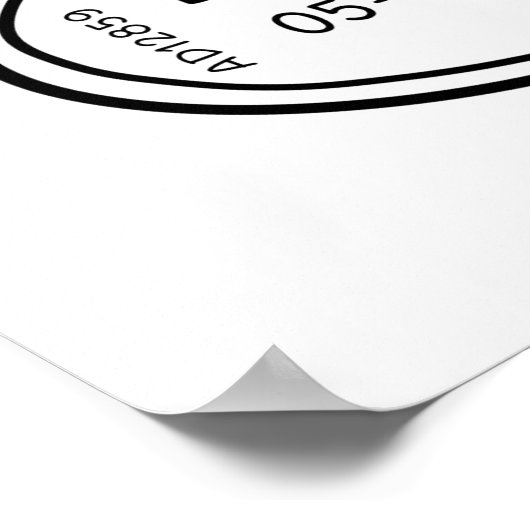 ロサンゼルス – トラベルスタンプコレクション | ミニマル ポスター (角)