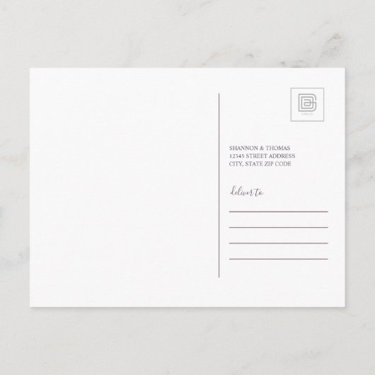 ロサンゼルス，ニューオーリンズ | 引っ越しました インビテーションポストカード (裏面)