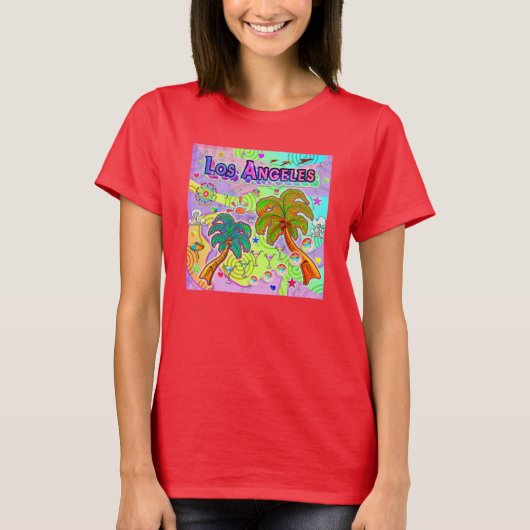 ロサンゼルス バケーション ターゲット Tシャツ (正面)