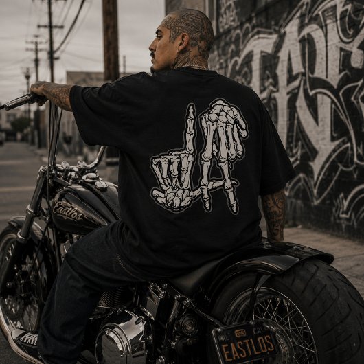 ロサンゼルス バックヒット Tシャツ