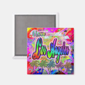 ロサンゼルス・ビスタ・エクスプレス・マグネットが大好き! マグネット (正面/裏面)