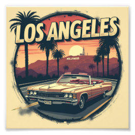 ロサンゼルス フォトプリント           