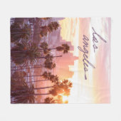 ロサンゼルス フリースブランケット (正面(横))